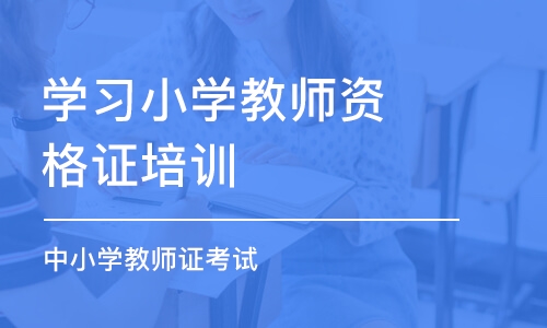 上海学习小学教师资格证培训班