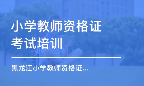 哈尔滨小学教师资格证考试培训