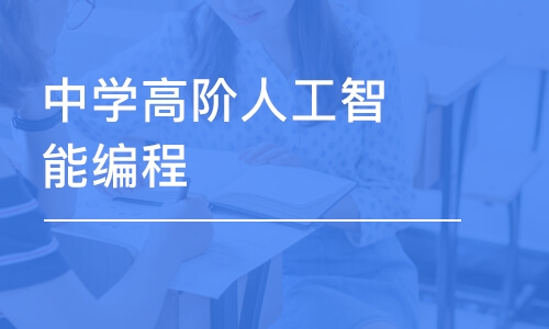 厦门中学高阶人工智能编程