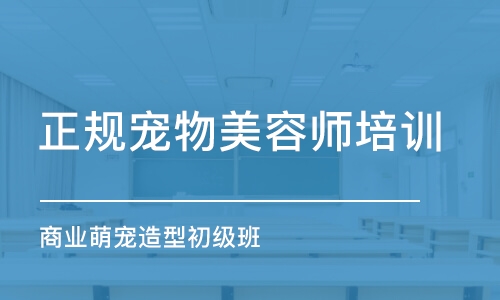 廣州正規(guī)寵物美容師培訓(xùn)學(xué)校