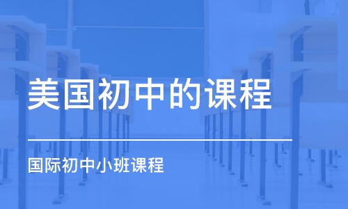 廣州美國(guó)初中的課程