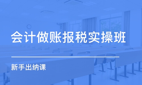 成都会计做账报税实操班