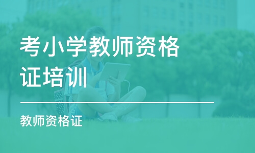 沈阳考小学教师资格证培训