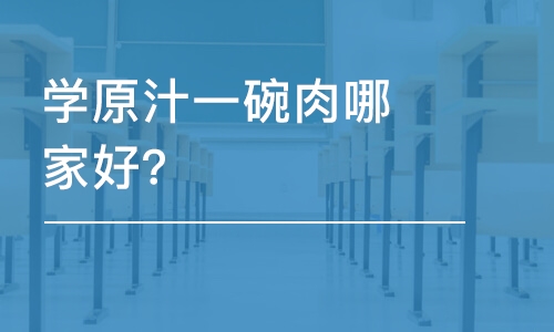 哈尔滨学原汁一碗肉哪家好？