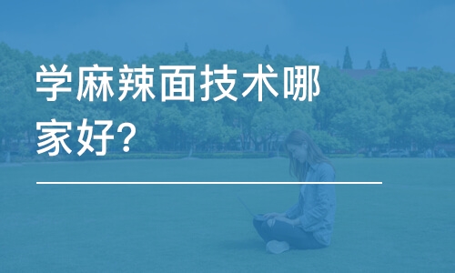 哈尔滨学麻辣面技术哪家好？