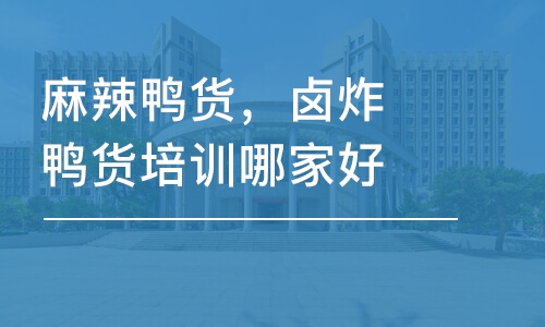 哈尔滨麻辣鸭货，卤炸鸭货培训学校哪家好