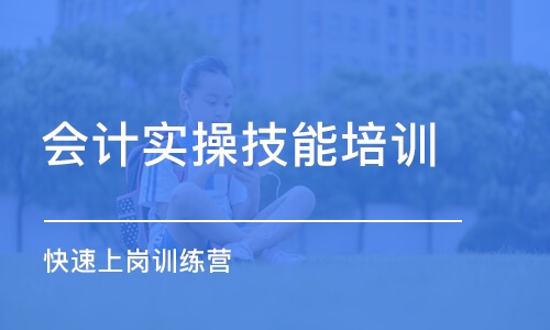 广州会计实操技能培训班