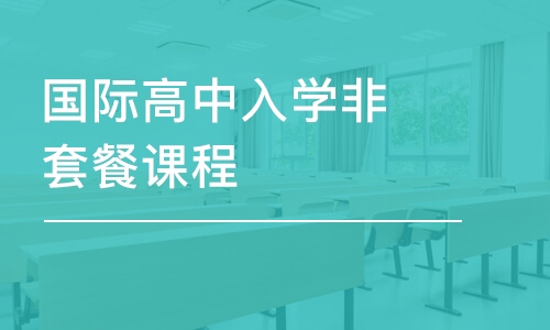 北京国际高中入学非套餐课程