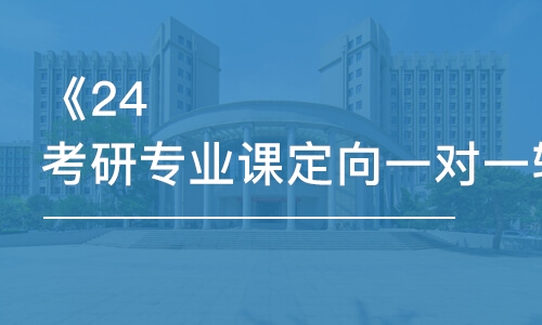 太原碩成·24考研專業(yè)課定向一對一輔導(dǎo)