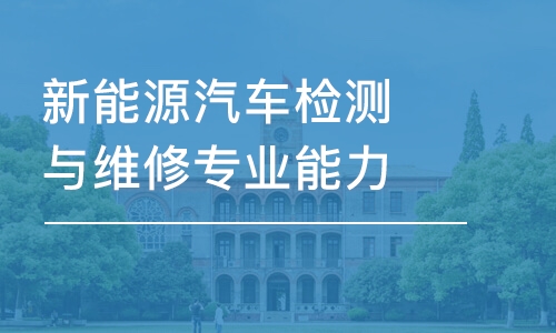 成都新能源汽车检测与维修专业能力证书