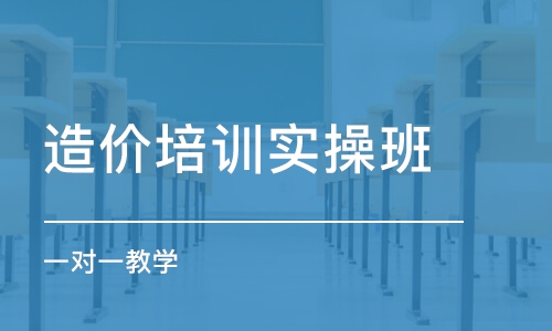 成都造價培訓實操班 一對一教學