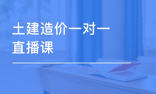 土建造價(jià)一對(duì)一直播課