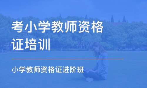 天津考小学教师资格证培训机构