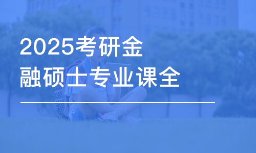 上海2025考研金融硕士专业课全年密训营