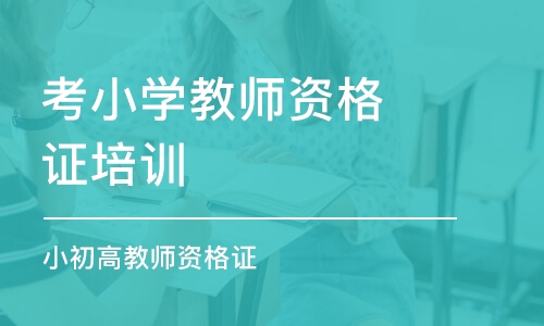 天津考小学教师资格证培训