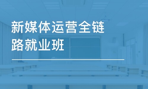 郑州新媒体运营全链路就业班