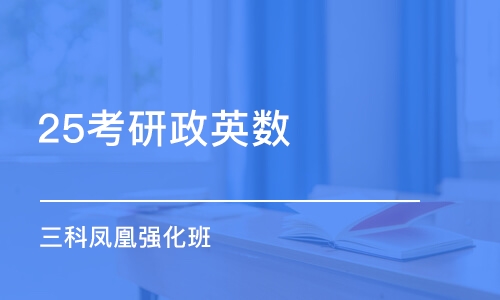 济南25考研政英数 三科凤凰强化班