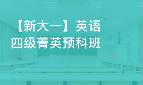 【新大一】英語四級菁英預(yù)科班