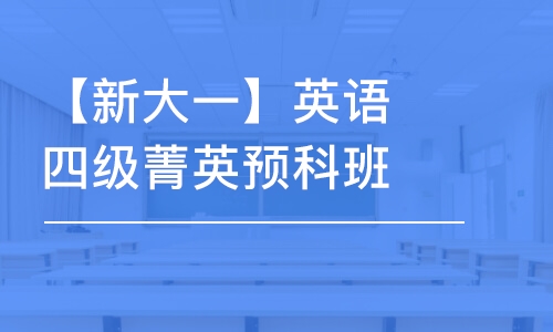 南京【新大一】英語四級菁英預(yù)科班