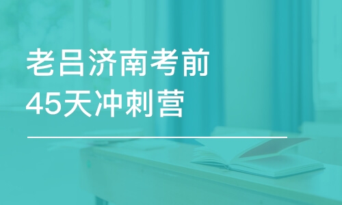 北京老呂濟(jì)南考前45天沖刺營