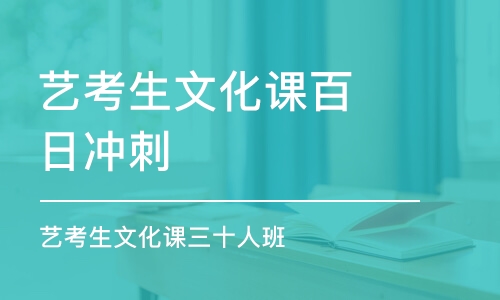 太原藝考生文化課百日沖刺