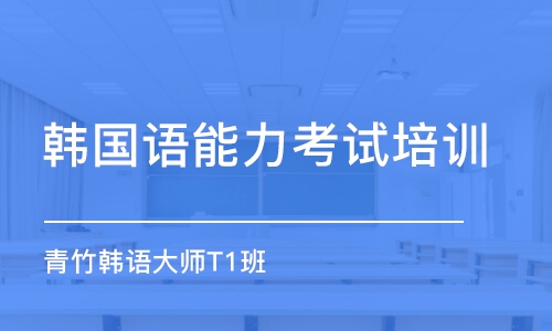 天津韓國語能力考試培訓(xùn)