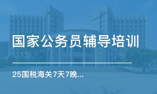 25國稅海關(guān)7天7晚特訓(xùn)班