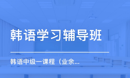 上海韩语学习辅导班