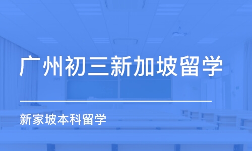 廣州初三新加坡留學