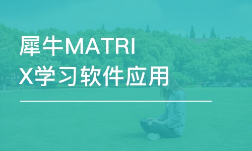 广州犀牛MATRIX学习软件应用