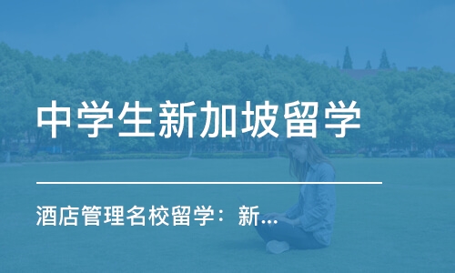 成都中学生新加坡留学