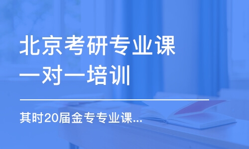 北京考研专业课一对一培训