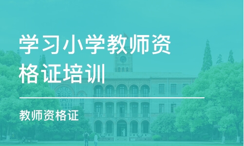 苏州学习小学教师资格证培训班