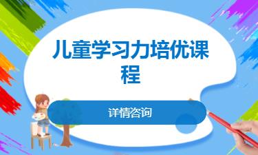 合肥兒童學習力培優(yōu)課程