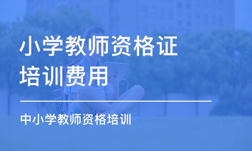 苏州小学教师资格证培训费用