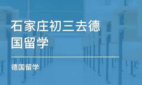 石家庄初三去德国留学