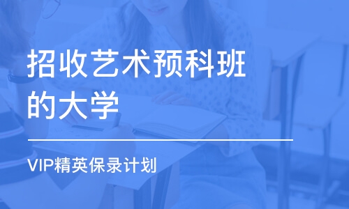 杭州招收艺术预科班的大学