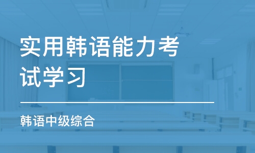 西安实用韩语能力考试学习