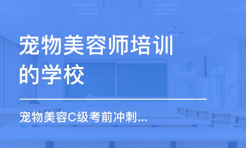 大连宠物美容师培训的学校