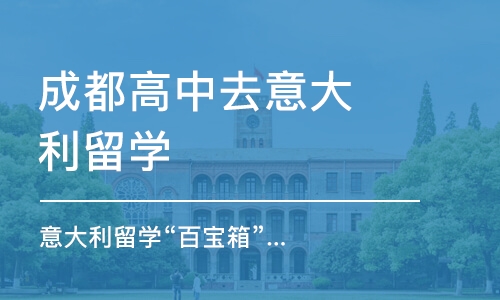 成都高中去意大利留学