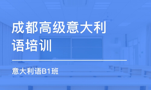 成都高级意大利语培训班